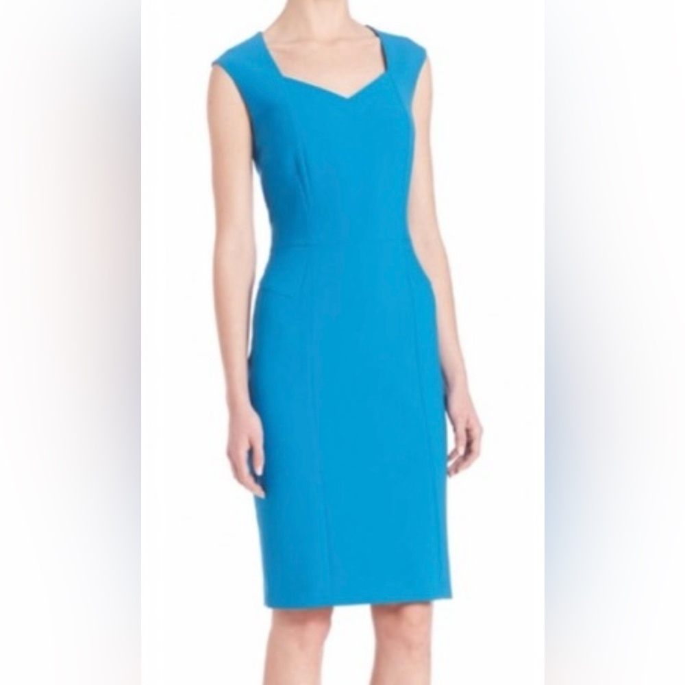 Hugo Boss Delura Blue Power Dress Workwear size US4 - Picture 3 of 10